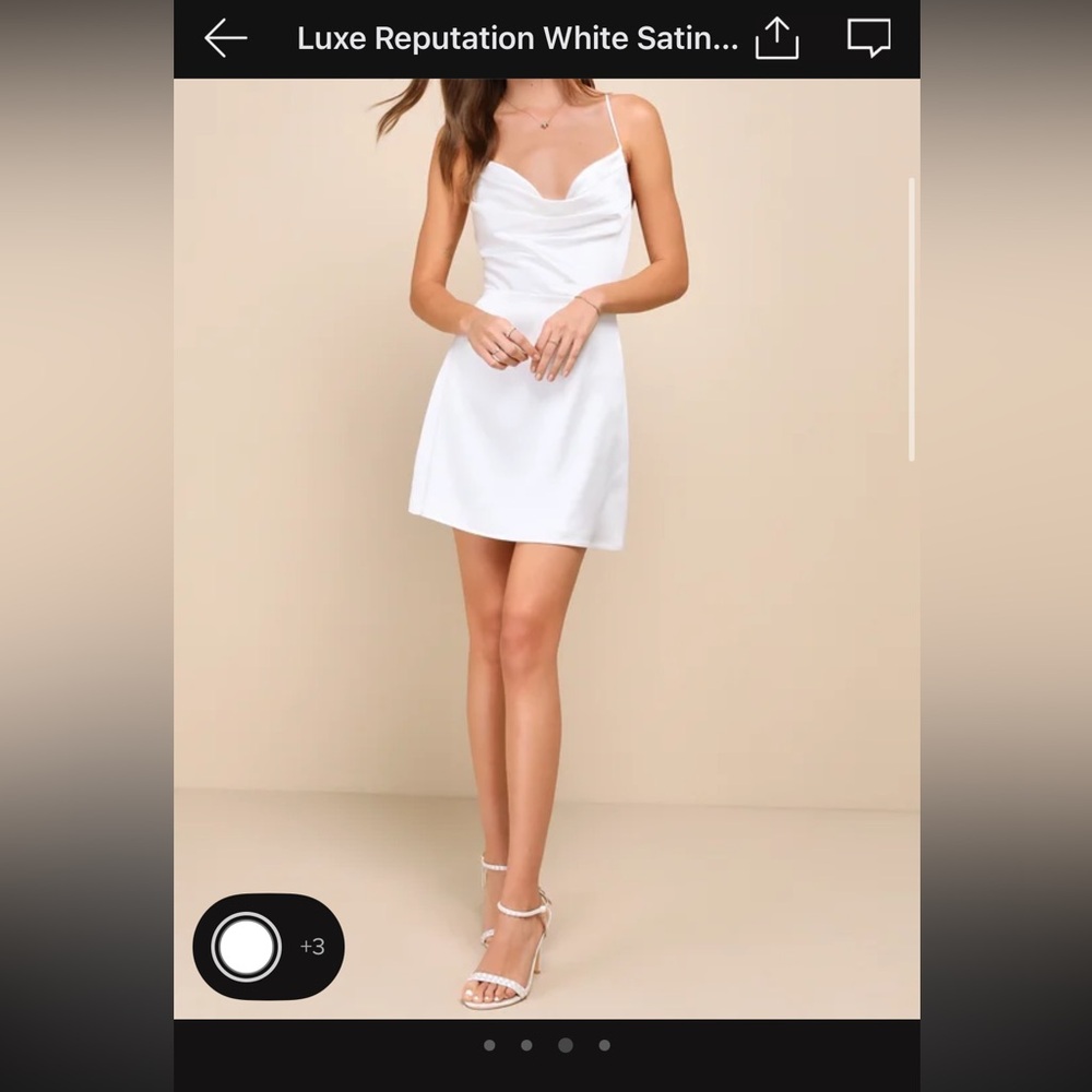 White Lulu’s Dress NWT